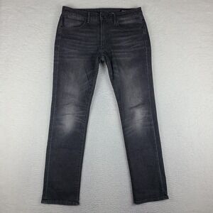 BONOBOS Jeans Mens 33x32 Gray Dark Wash Slim Fit Denim